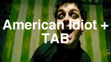 American Idiot TAB lesson.