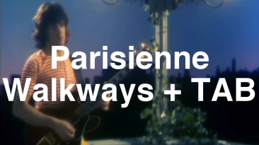 Parisienne Walkways TAB lesson.