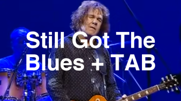 Still Got The Blues TAB lesson.