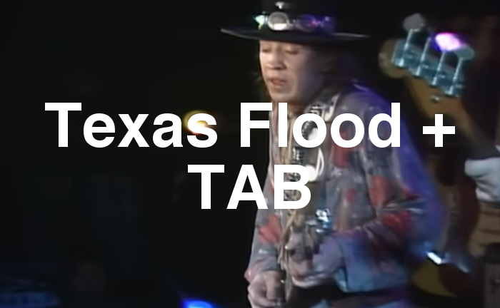 Texas Flood TAB lesson.