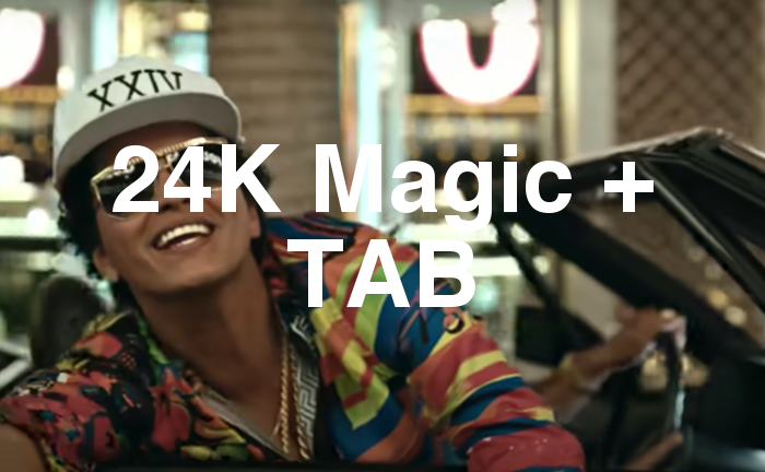 24K Magic Guitar Lesson + TAB