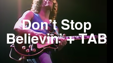 Don’t Stop Believin’ Guitar Lesson + TAB