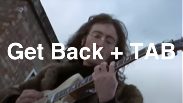 Get Back Guitar Lesson + TAB