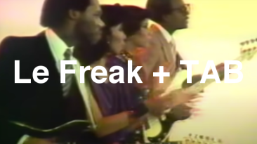 Le Freak Guitar Lesson + TAB