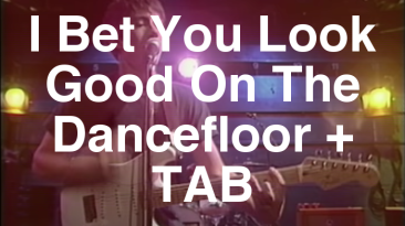 I Bet You Look Good On The Dancefloor Guitar Lesson + TAB