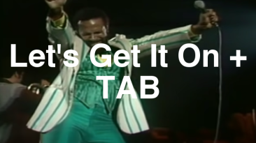 Let's Get It On Guitar Lesson + TAB