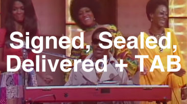 Signed, Sealed, Delivered Guitar Lesson + TAB