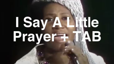 I Say A Little Prayer Guitar Lesson + TAB