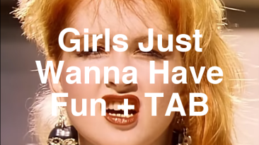 Girls Just Wanna Have Fun Guitar Lesson + TAB