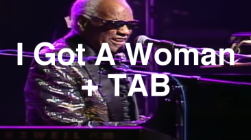 I Got A Woman Guitar Lesson + TAB