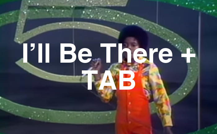 I’ll Be There Guitar Lesson + TAB