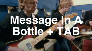 Message In A Bottle Guitar Lesson + TAB