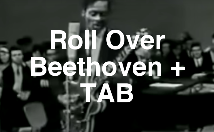 Roll Over Beethoven Guitar Lesson + TAB