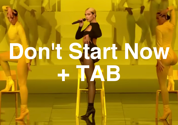 Don't Start Now (Dua Lipa) Guitar Lesson with TAB - SpyTunes Lessons