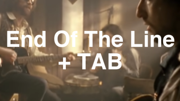 End Of The Line Guitar Lesson + TAB