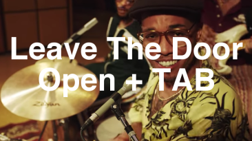Leave The Door Open Guitar Lesson + TAB