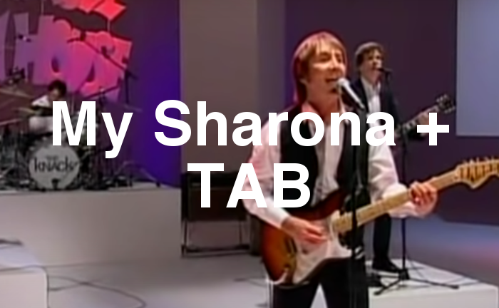 My Sharona Guitar Lesson + TAB