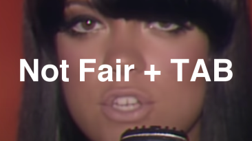 Not Fair Guitar Lesson + TAB