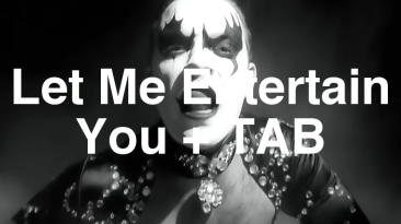 Let Me Entertain You Guitar Lesson + TAB