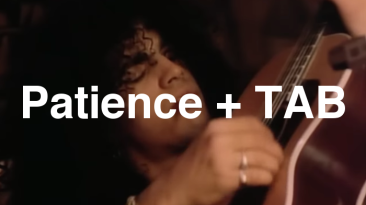 Patience Guitar Lesson + TAB