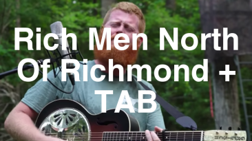 Rich Men North Of Richmond Guitar Lesson + TAB