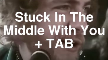 Stuck In The Middle With You Guitar Lesson + TAB