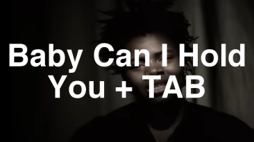 Baby Can I Hold You Guitar Lesson + TAB