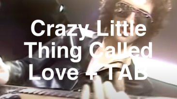 Crazy Little Thing Called Love Guitar Lesson + TAB