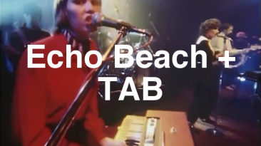 Echo Beach Guitar Lesson + TAB