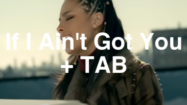 If I Ain't Got You Guitar Lesson + TAB