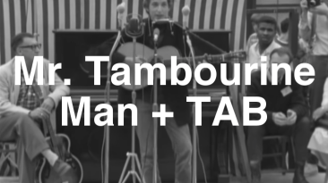 Mr. Tambourine Man Guitar Lesson + TAB