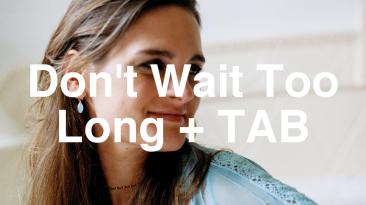 Don't Wait Too Long TAB lesson.
