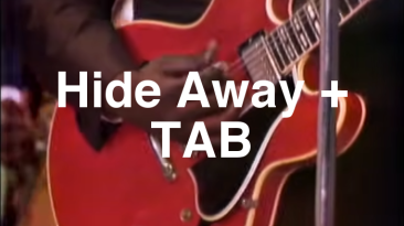 Hide Away TAB lesson.